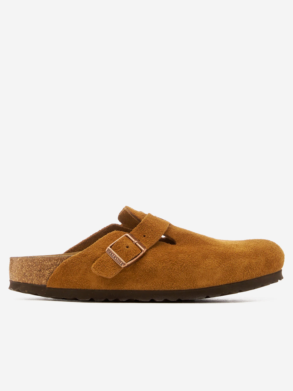 BIRKENSTOCK Boston mink suede Marrone Urbanstaroma