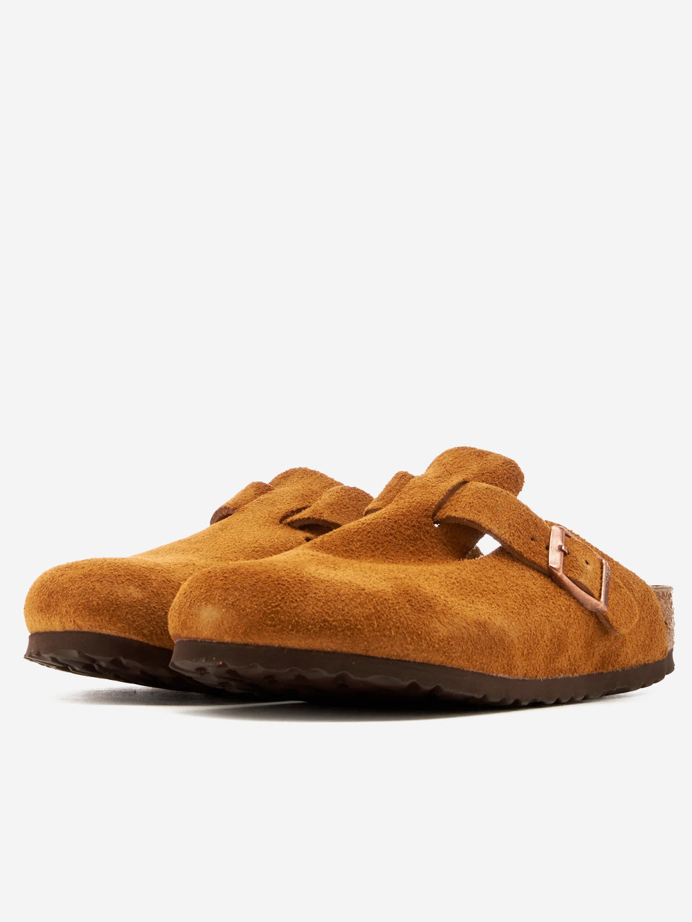 BIRKENSTOCK Boston mink suede Marrone Urbanstaroma