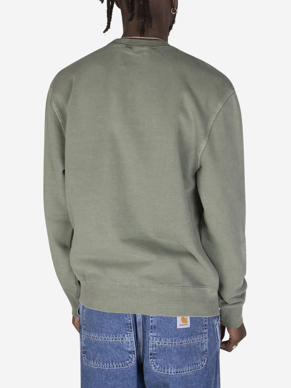 CARHARTT WIP Felpa Duster Script Verde Urbanstaroma