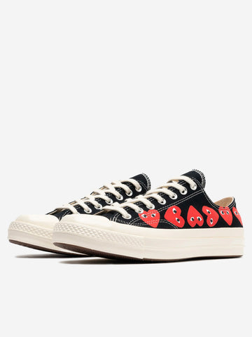 CDG PLAY x CONVERSE Multi Heart OX