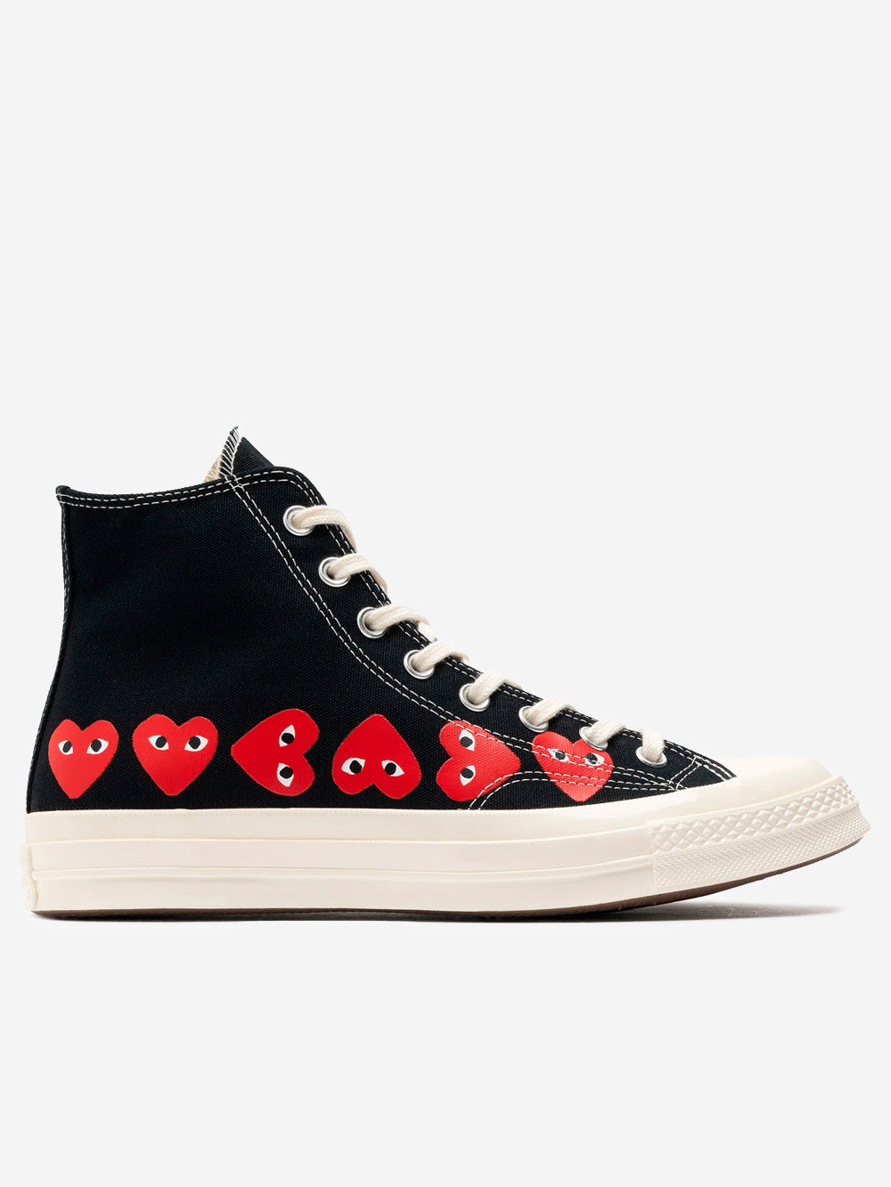 COMME DES GARCONS PLAY CDG PLAY x CONVERSE Multi Heart High Nero Urbanstaroma