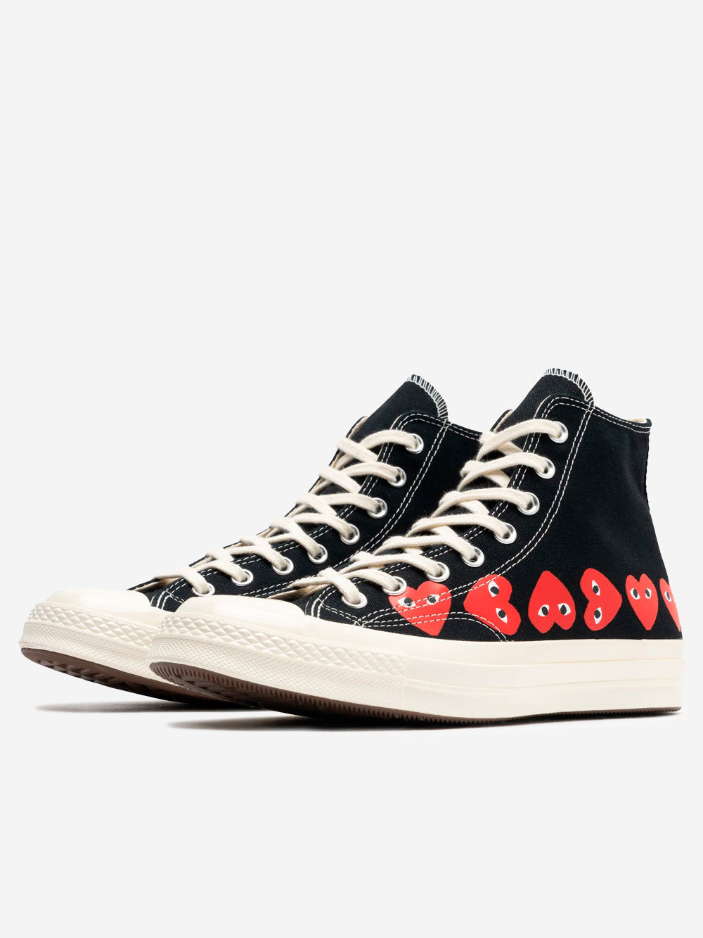 COMME DES GARCONS PLAY CDG PLAY x CONVERSE Multi Heart High Nero Urbanstaroma