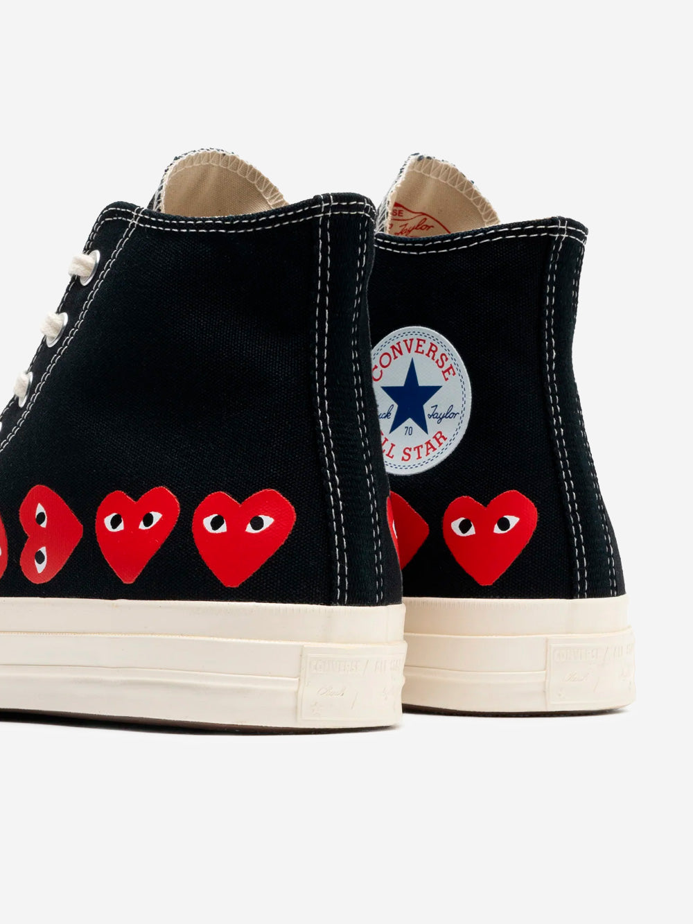 COMME DES GARCONS PLAY CDG PLAY x CONVERSE Multi Heart High Nero Urbanstaroma