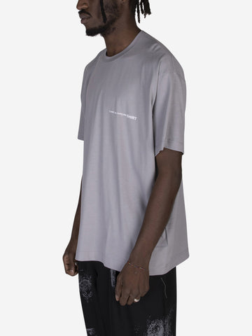 COMME DES GARCONS SHIRT T-shirt oversize in cotone Grigio