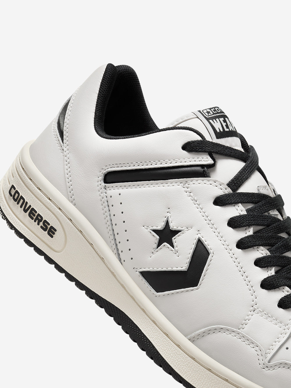 CONVERSE Weapon OX Vintage White Black Bianco nero Urbanstaroma