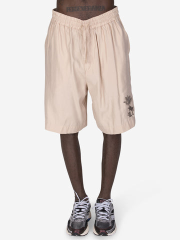 EMPORIO ARMANI SUSTAINABLE Shorts Bermuda Beige