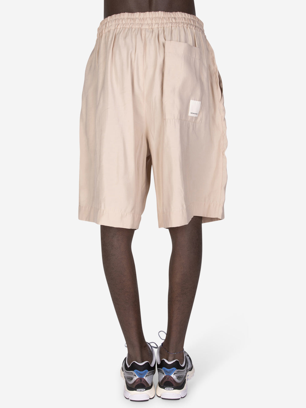 EMPORIO ARMANI SUSTAINABLE Shorts Bermuda Beige Urbanstaroma