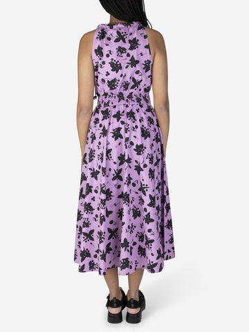 ESSENTIEL ANTWERP Abito midi in cotone Viola