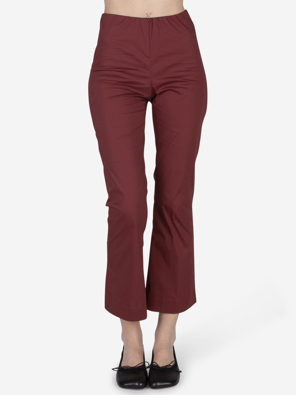 LIVIANA CONTI Pantalone in popeline stretch bronzo Bronzo Urbanstaroma