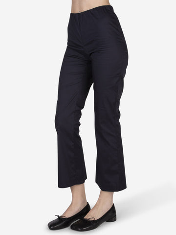 LIVIANA CONTI Pantalone in popeline stretch notte Notte