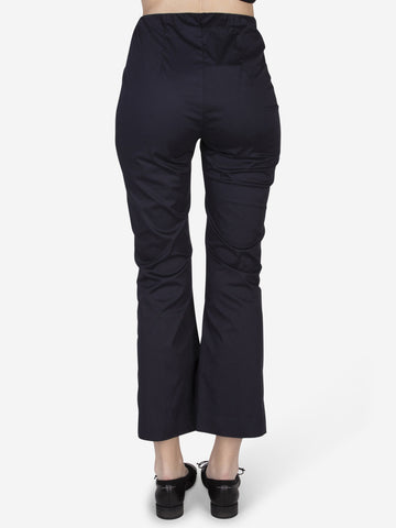 LIVIANA CONTI Pantalone in popeline stretch notte Notte