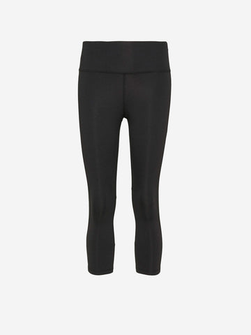 Leggings da running fast crop neri