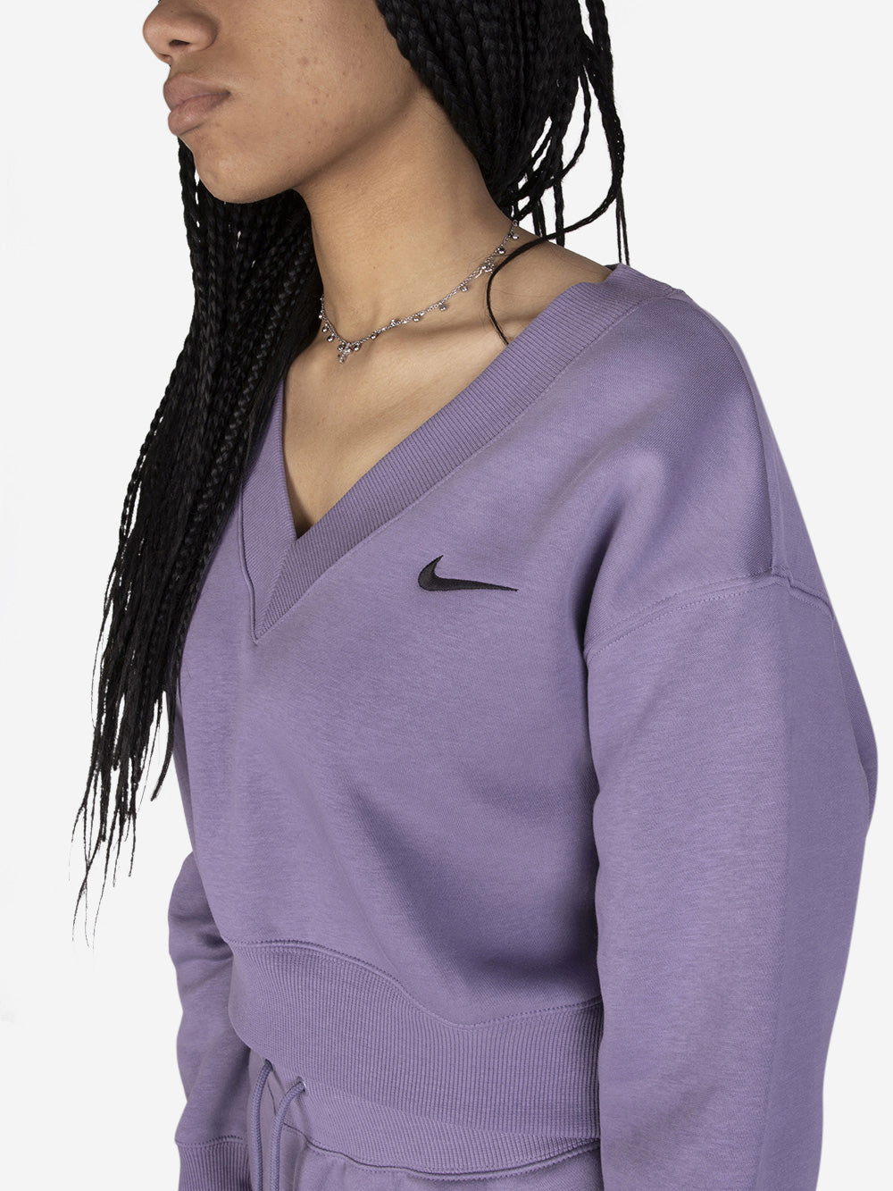 NIKE Felpa Sportswear Phoenix Fleece Viola Urbanstaroma