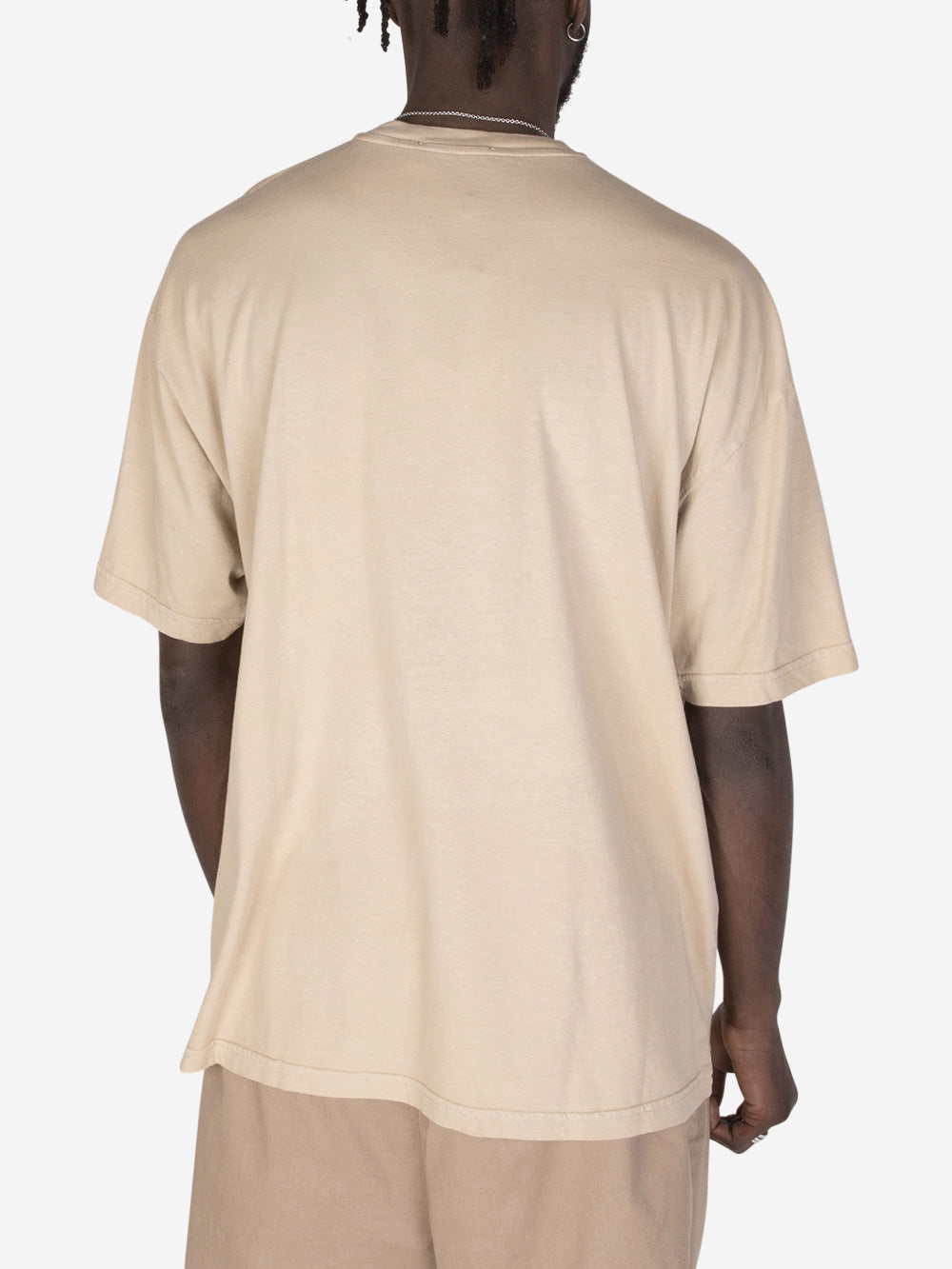 NON T-shirt cotone beige Over Beige Urbanstaroma