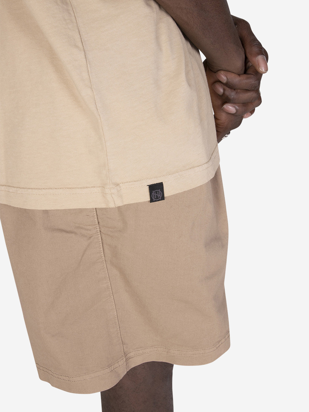 NON T-shirt cotone beige Over Beige Urbanstaroma