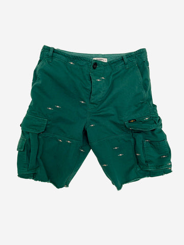 Shorts con stelle ricamate