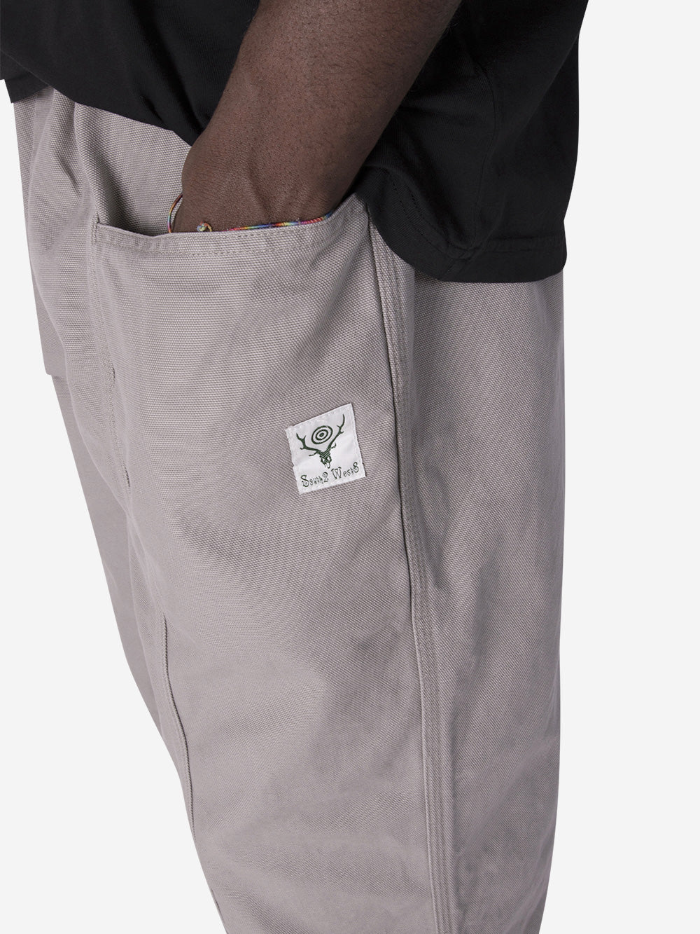 SOUTH2 WEST8 Pantaloni Belted C.S. Grigio Urbanstaroma