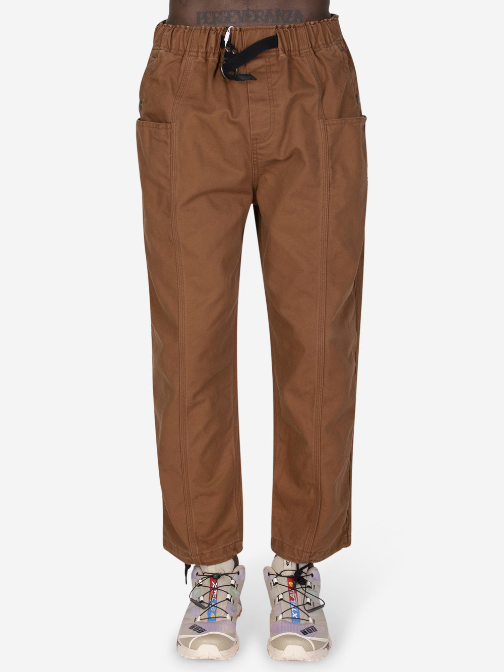 SOUTH2 WEST8 Pantaloni Belted C.S. Marrone Urbanstaroma