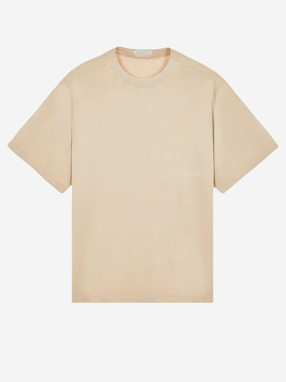 STONE ISLAND T-shirt cotone biologico beige Beige Urbanstaroma