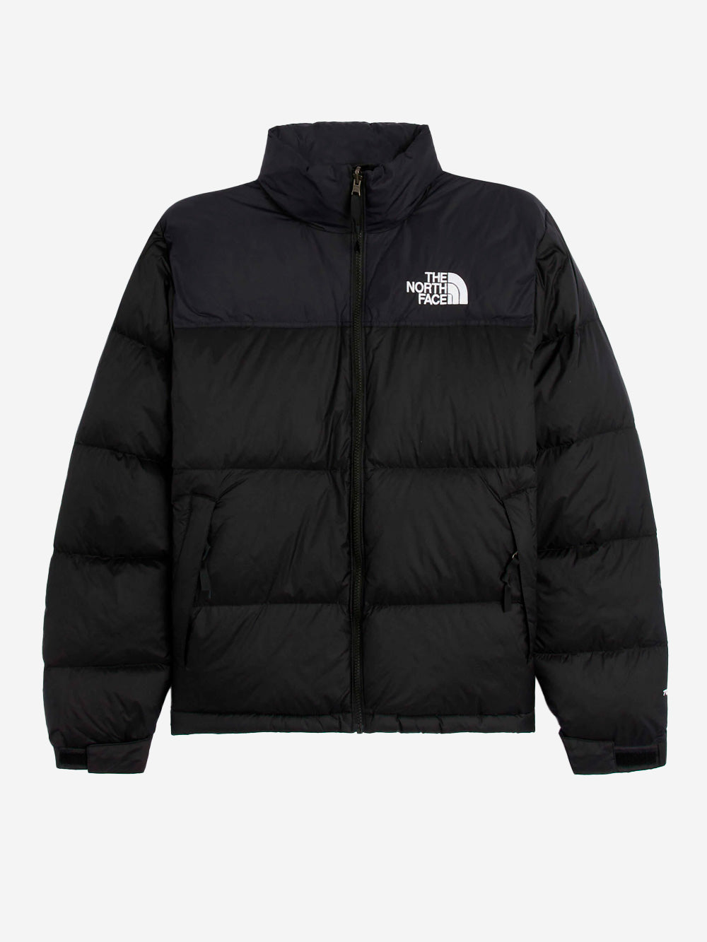 THE NORTH FACE Piumino nero ripstop trapuntato logo ricamato 1996 Retro Nuptse Nero Urbanstaroma