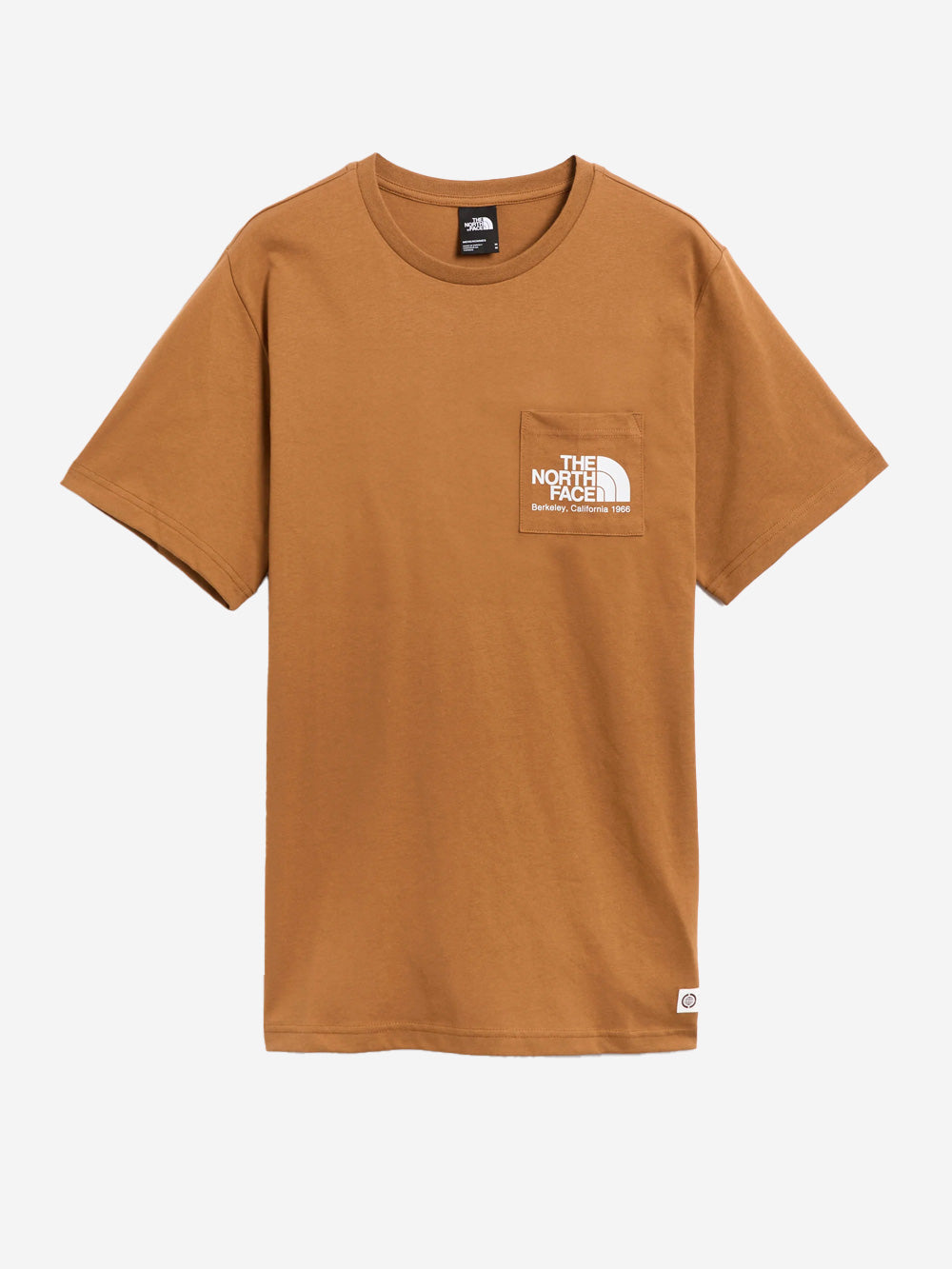 THE NORTH FACE T-shirt Berkeley California pocket marrone Marrone Urbanstaroma