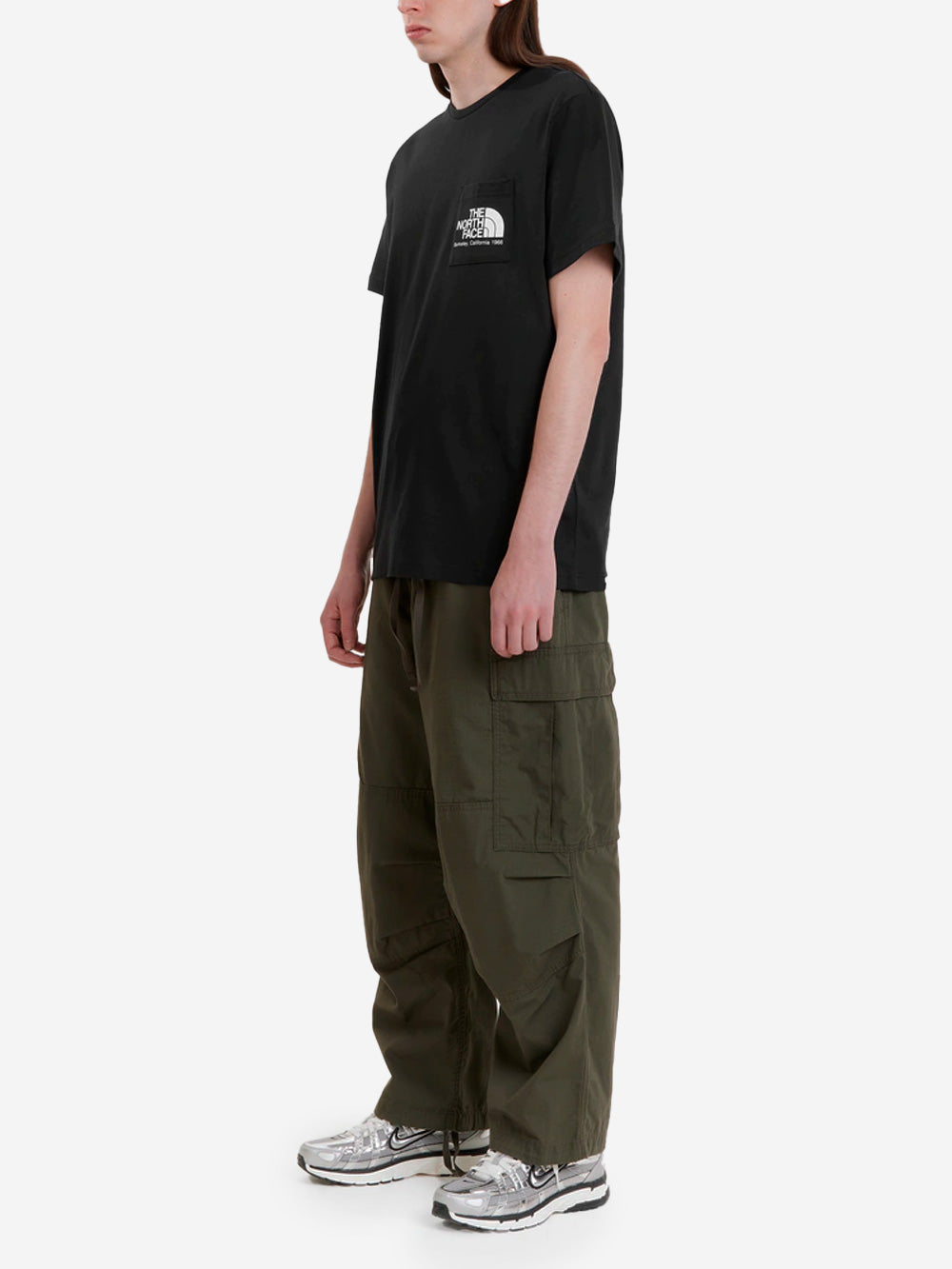 THE NORTH FACE T-shirt Berkeley California pocket nera Nero Urbanstaroma