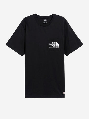 THE NORTH FACE T-shirt Berkeley California pocket nera Nero