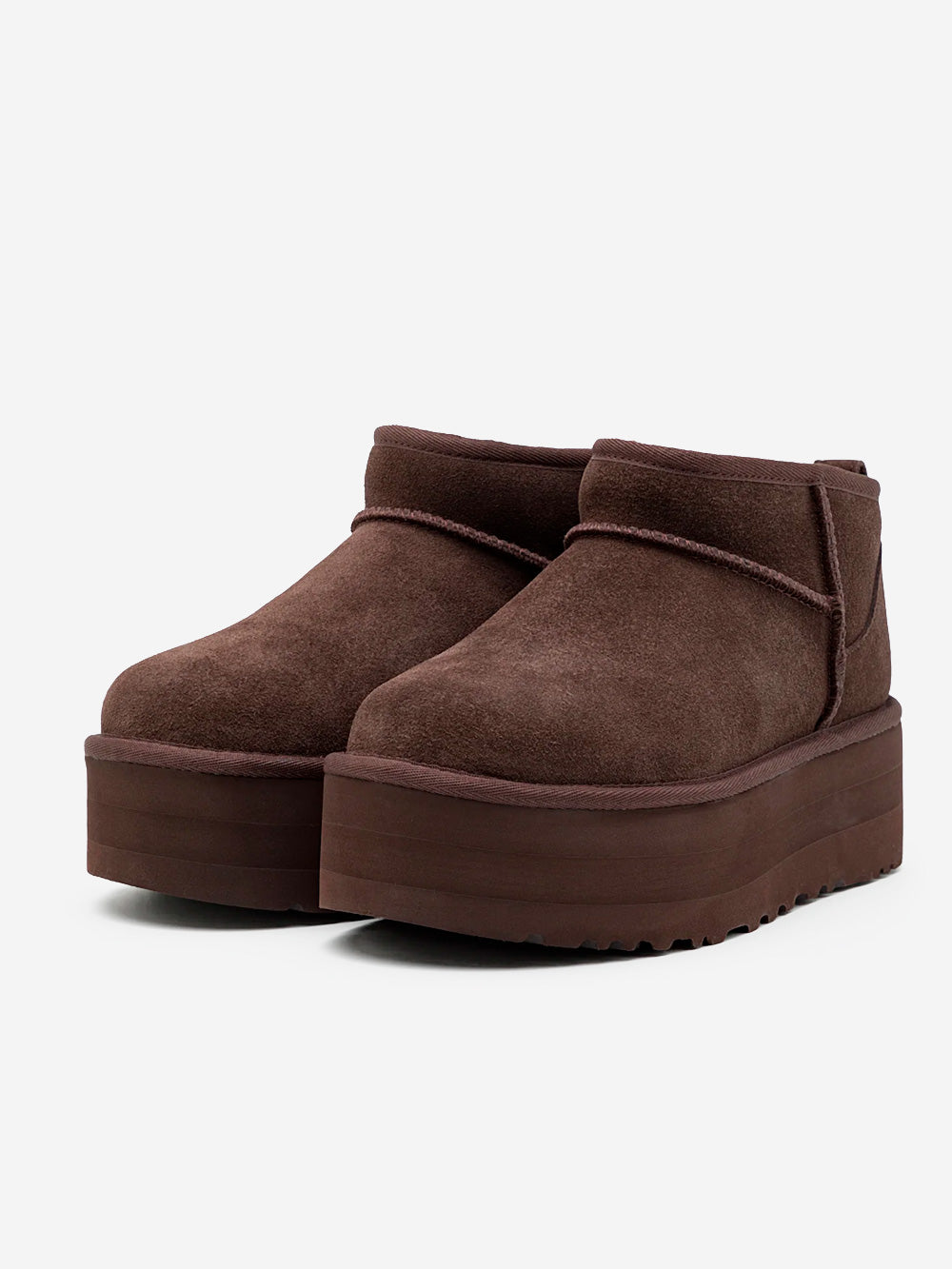 UGG W Stivali Con Plateau Classic Ultra Mini Marrone Urbanstaroma