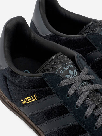 ADIDAS ORIGINALS W Gazelle Indoor in velluto C Black Nero