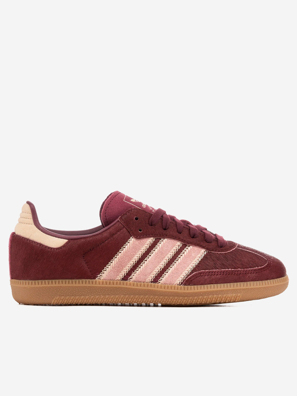 ADIDAS ORIGINALS W Samba OG 'Sand Strata Maroon' in cavallino Burgundy Urbanstaroma