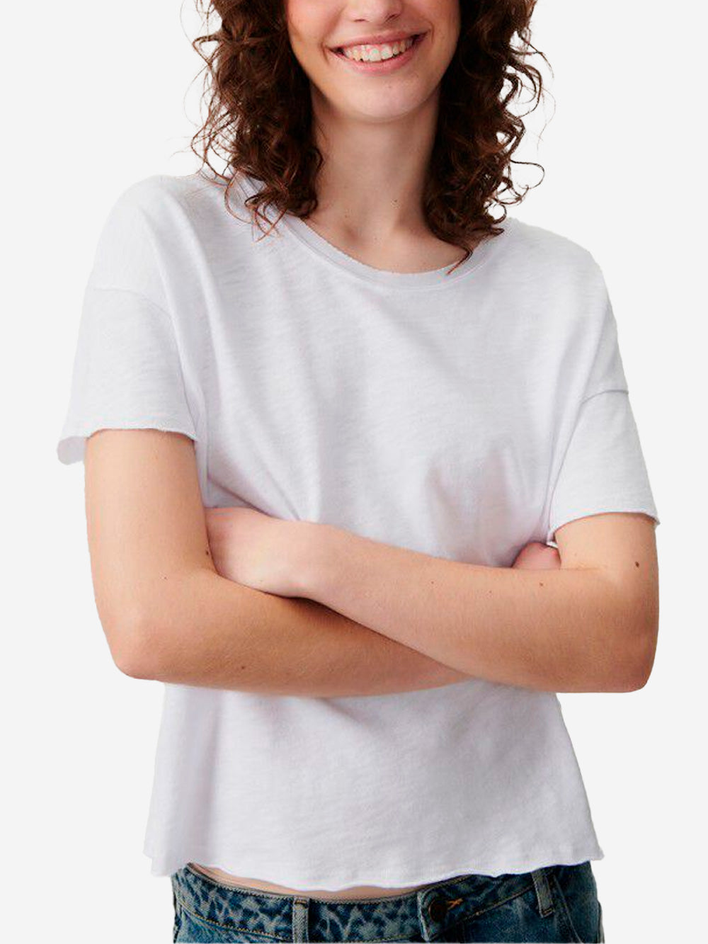 AMERICAN VINTAGE T-shirt bianca Sonoma con scollo a barchetta Bianco Urbanstaroma