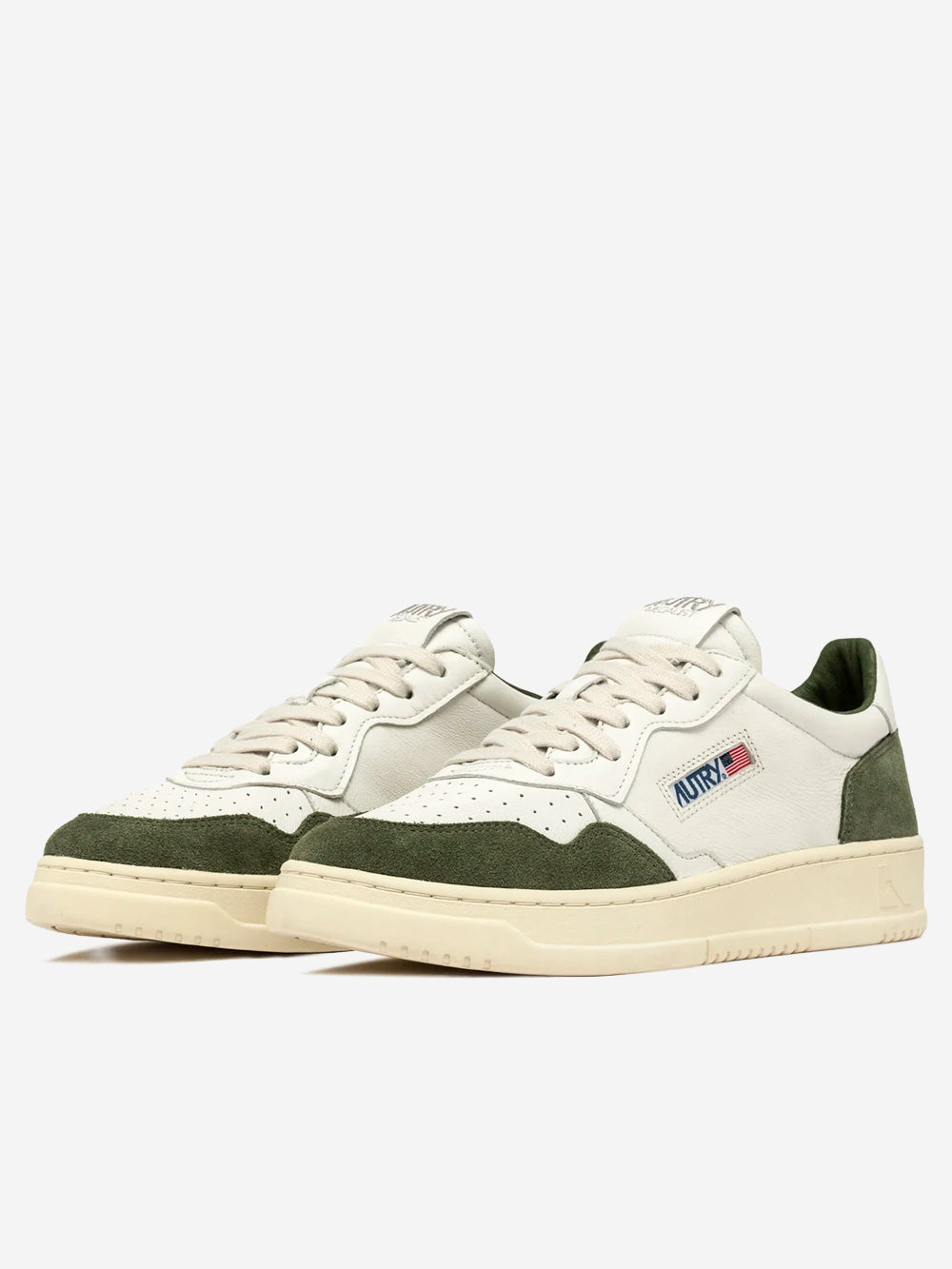 AUTRY M Medalist Low bianche e militare Verde Urbanstaroma