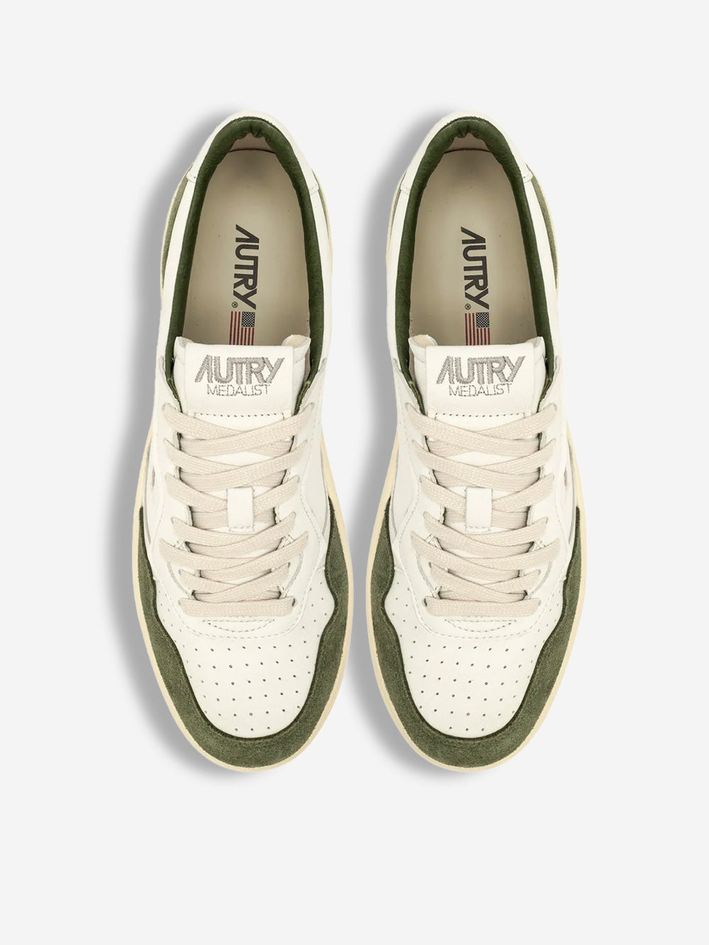 AUTRY M Medalist Low bianche e militare Verde Urbanstaroma