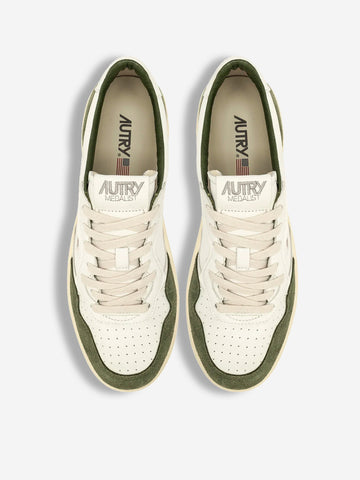 AUTRY M Medalist Low bianche e militare Verde