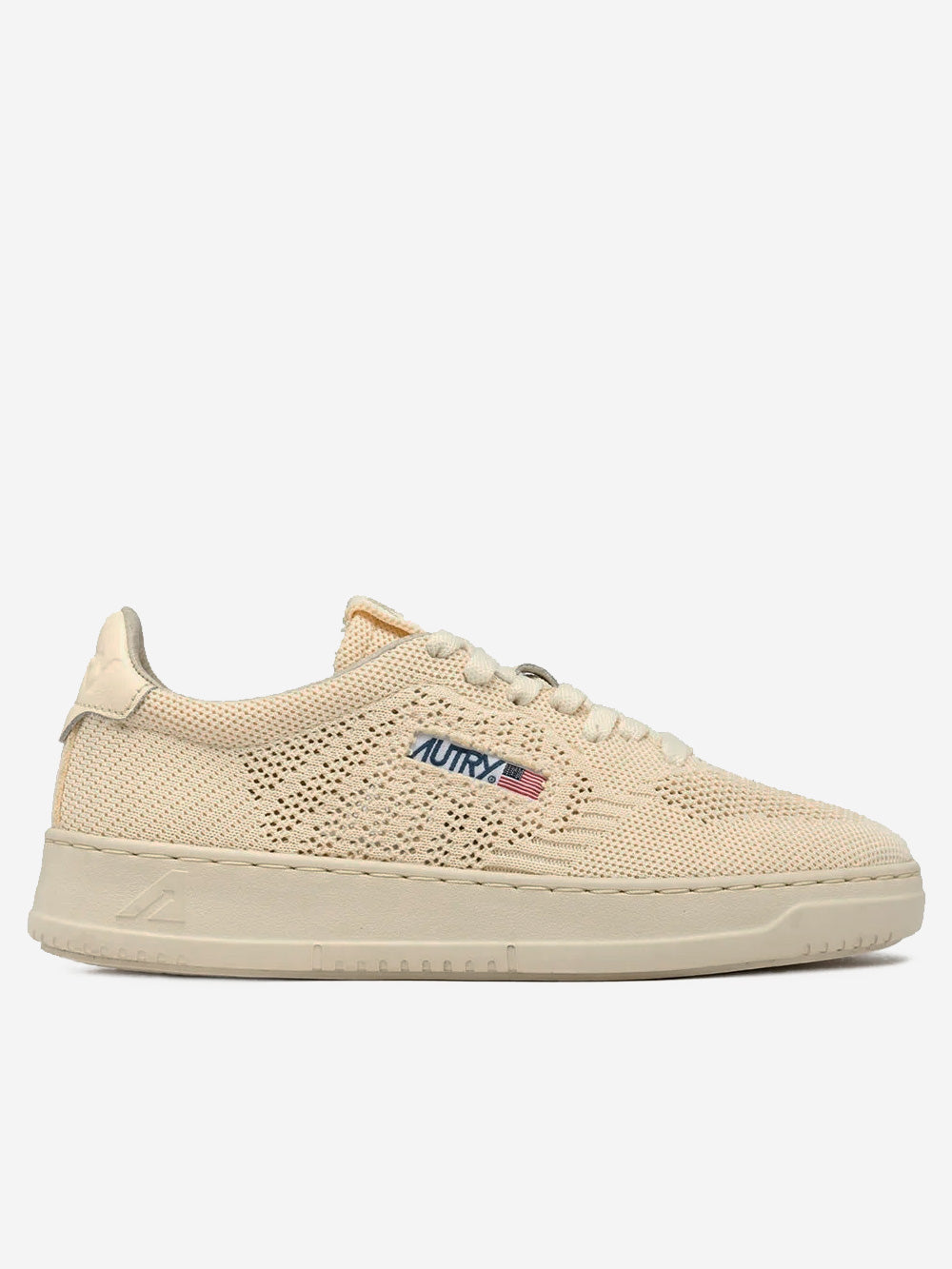 AUTRY M Medalist Easeknit Low beige in tessuto Beige Urbanstaroma