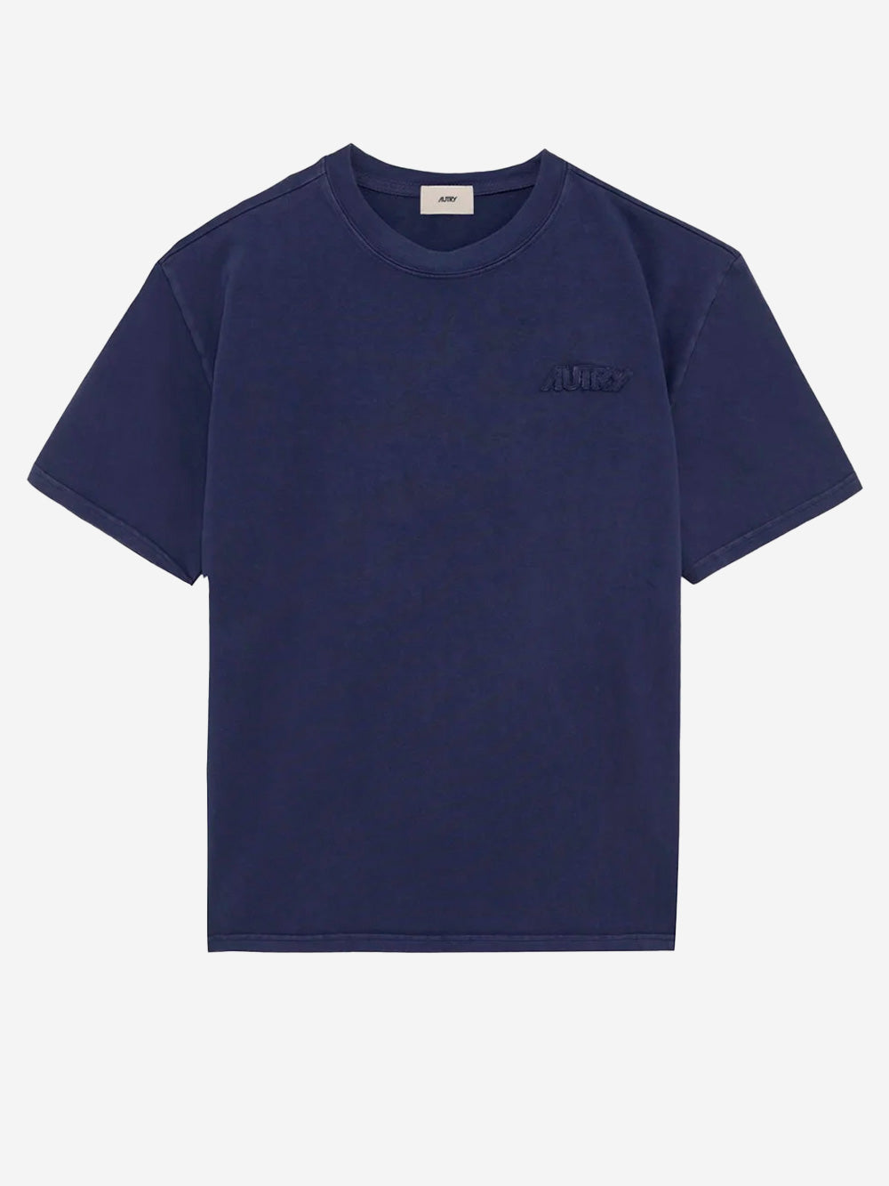 AUTRY T-shirt blu con logo unisex Blu Urbanstaroma