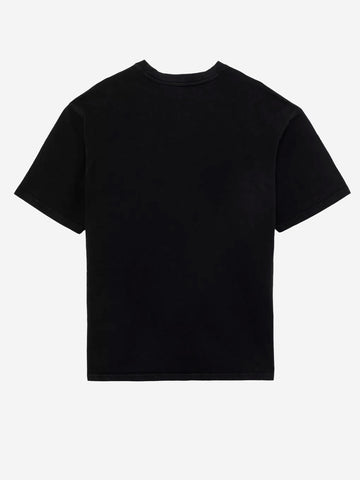 AUTRY T-shirt nera con logo unisex Nero