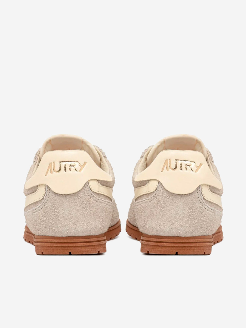 AUTRY M Windspin Low in suede wife e rutabaga Grigio chiaro Urbanstaroma