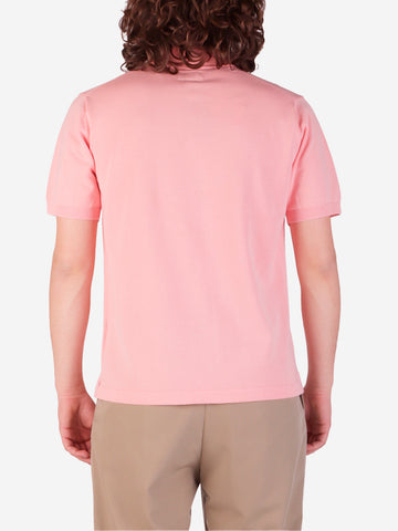 BEAMS PLUS Polo rosa in maglia 12g Rosa