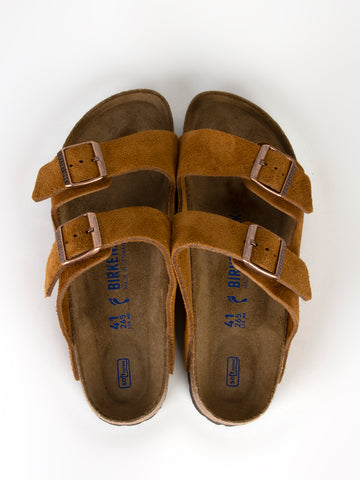 BIRKENSTOCK Sandali Arizona SFB in suede Marrone