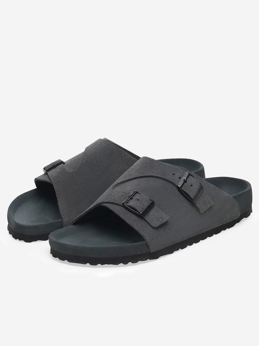 BIRKENSTOCK Zürich Exquiste antracite in suede grigio Urbanstaroma