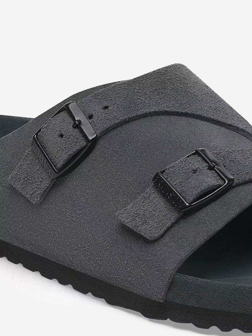 BIRKENSTOCK Zürich Exquiste antracite in suede grigio Urbanstaroma