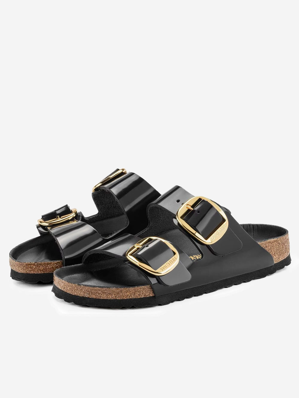 BIRKENSTOCK Arizona Big Buckle nere pelle naturale Nero Urbanstaroma