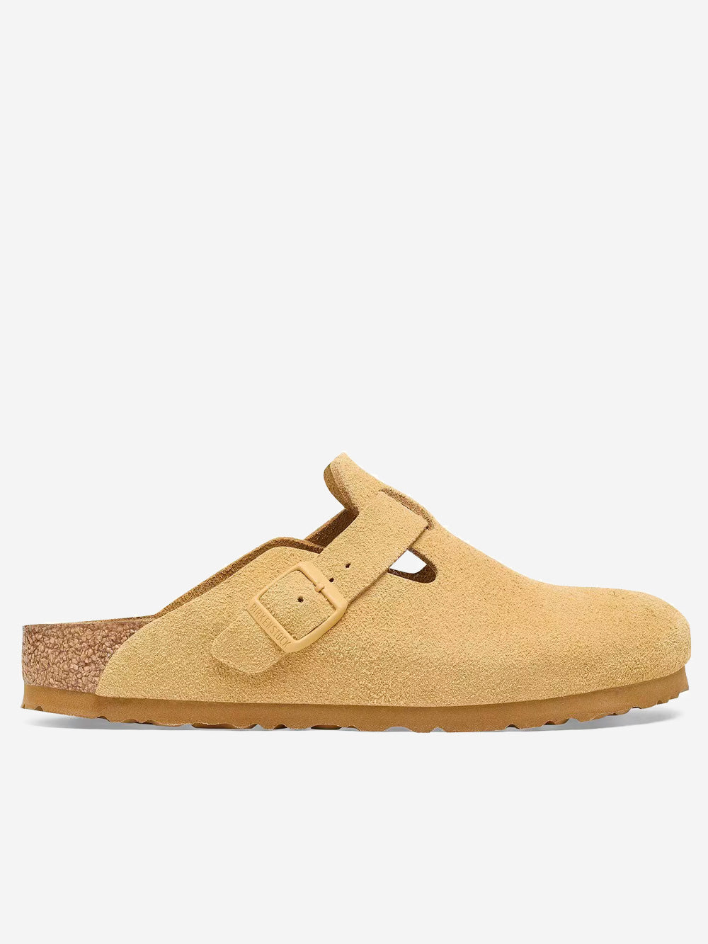 BIRKENSTOCK Boston in suede Latte Cream Crema Urbanstaroma