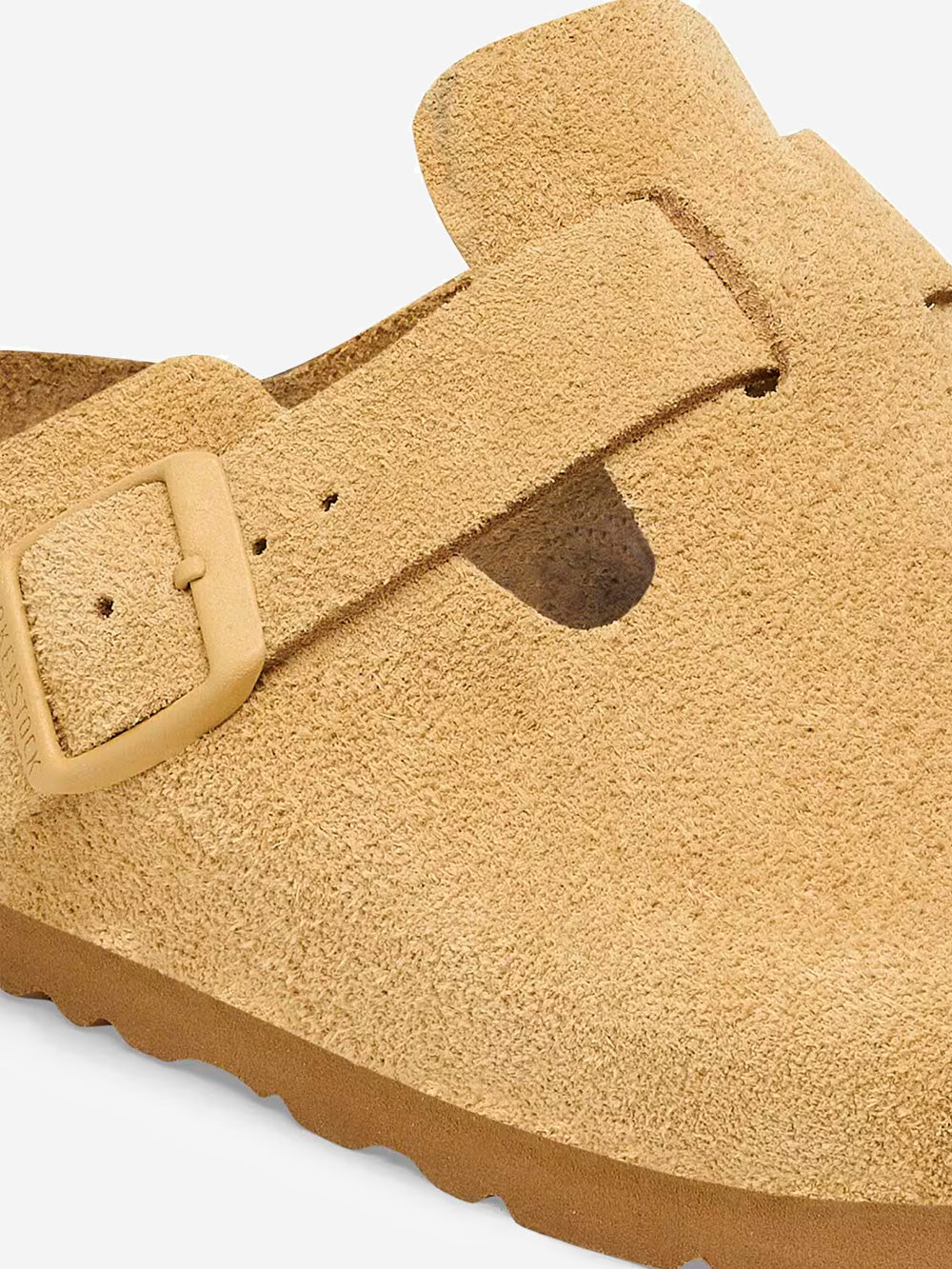 BIRKENSTOCK Boston in suede Latte Cream Crema Urbanstaroma