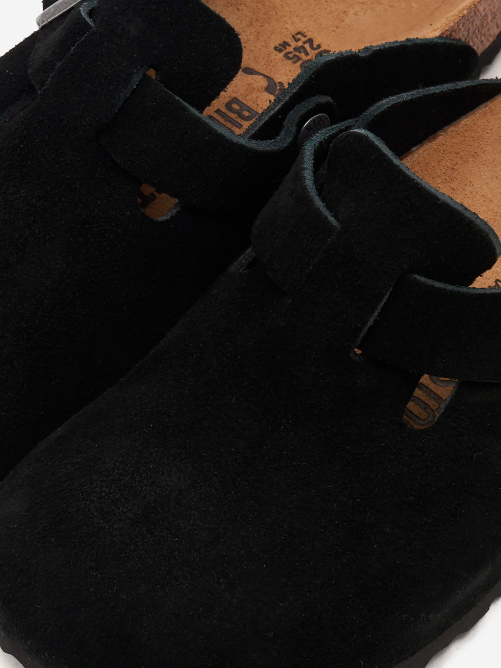 BIRKENSTOCK Boston in suede Nero Urbanstaroma