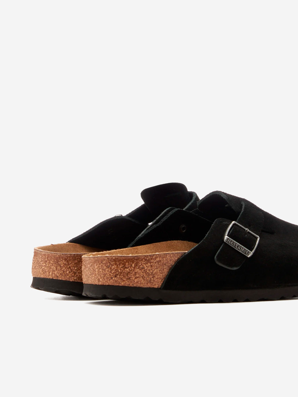 BIRKENSTOCK Boston in suede Nero Urbanstaroma