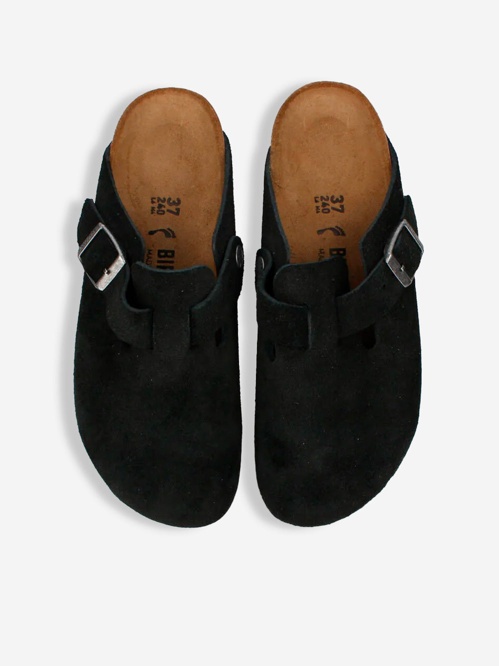 BIRKENSTOCK Boston in suede Nero Urbanstaroma