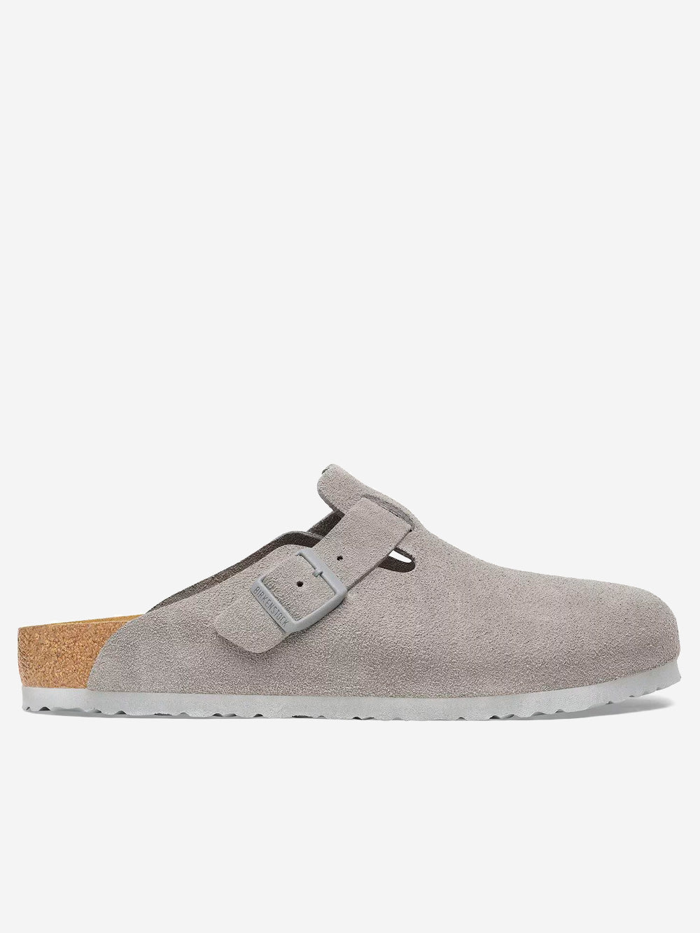 BIRKENSTOCK Boston in suede Stone Coin Stone Urbanstaroma