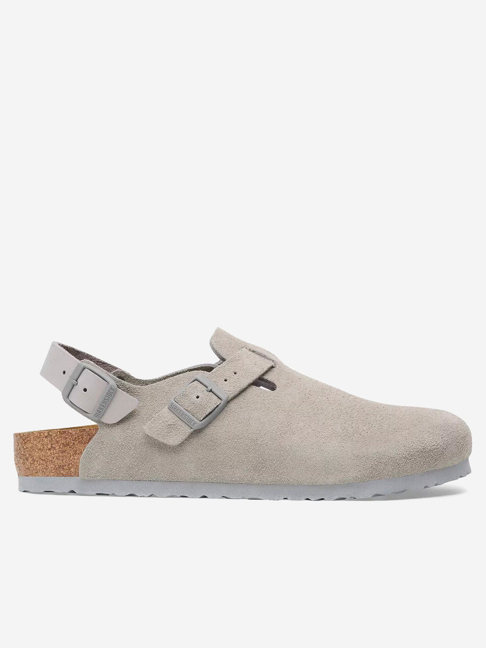 BIRKENSTOCK Tokio in suede Stone Coin Stone Urbanstaroma